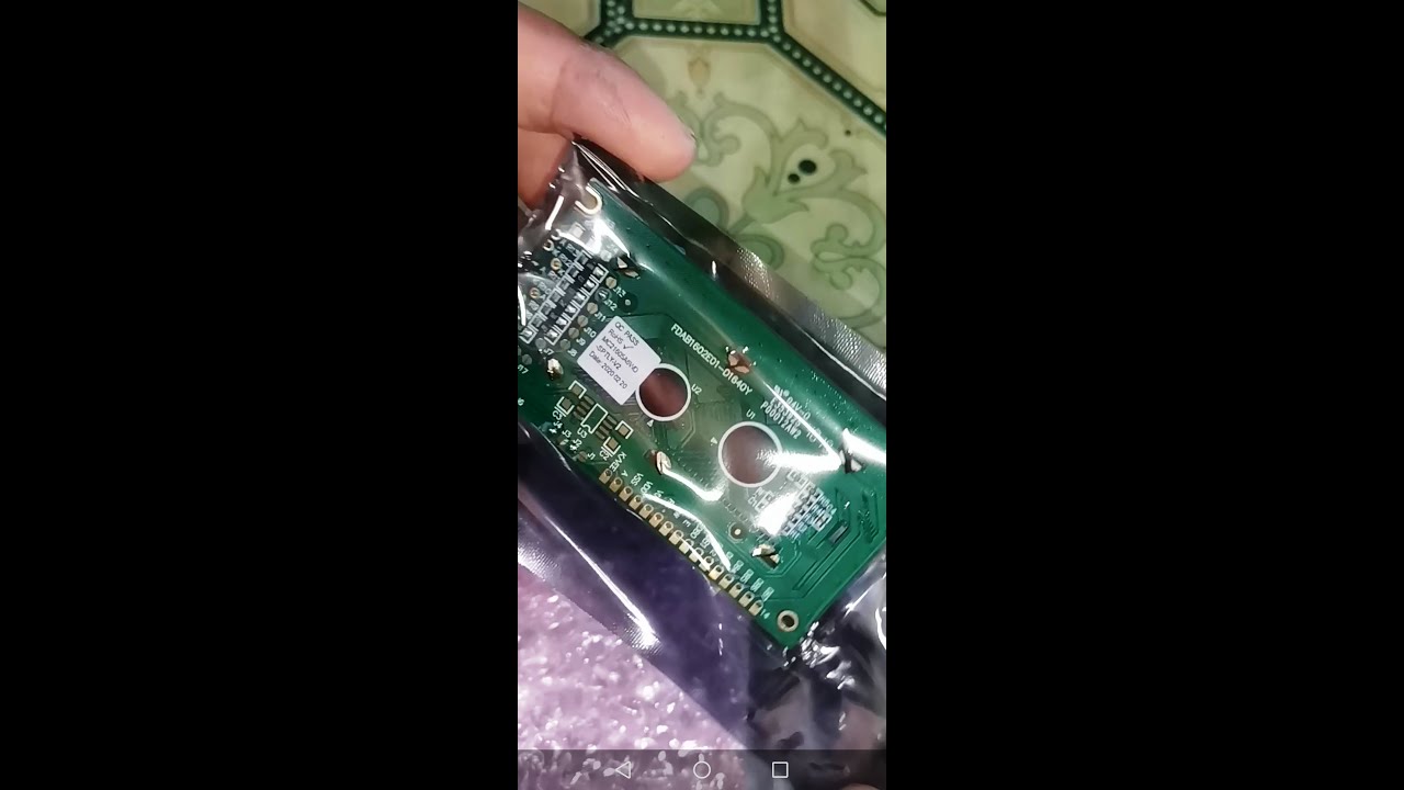 Unpacking of 16x2 LCD Display Module/Interface. To be installed at MFJ 269C-Pro Antenna Analyzer