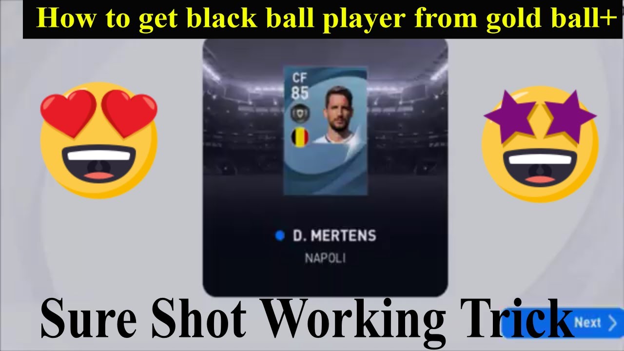 How to get black ball in gold pack Pes 2021 | Black ball trick Pes 2021 mobile