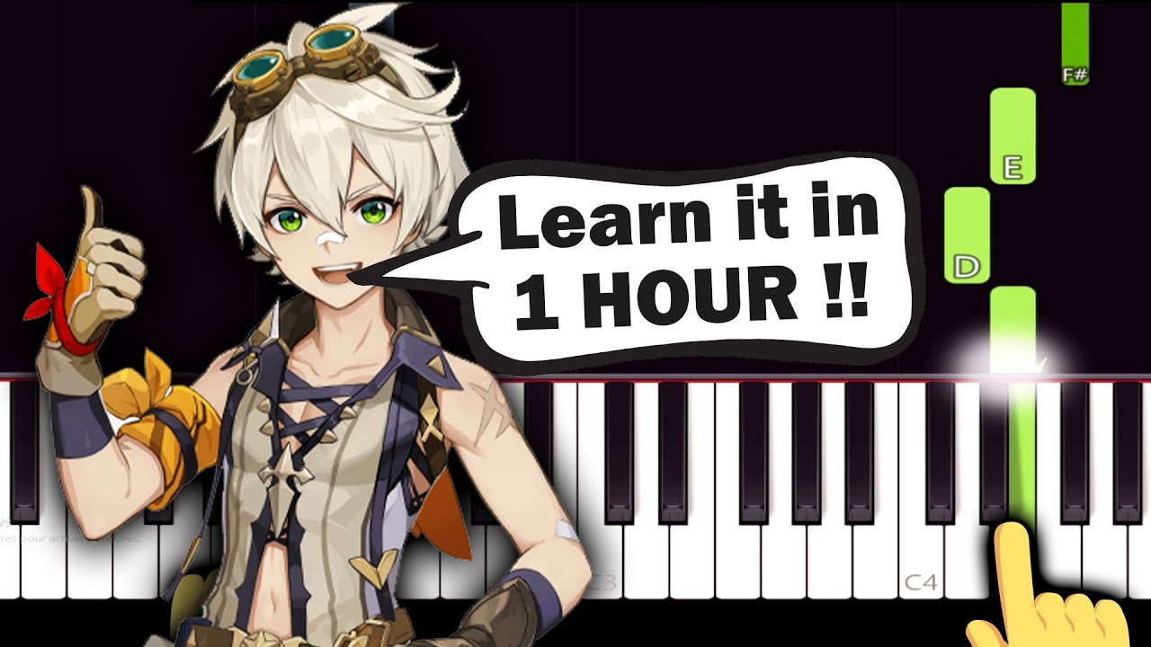Genshin Impact - Main Theme - EASY Piano tutorial