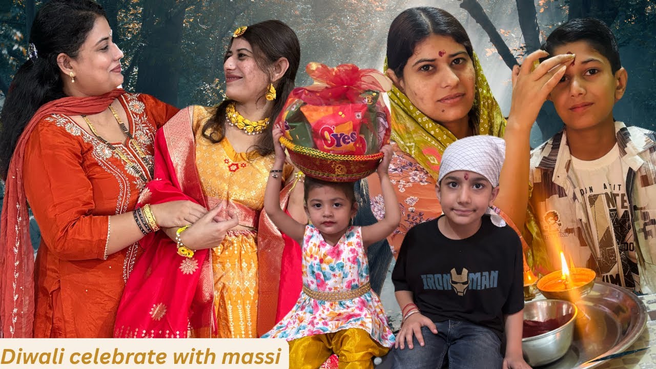 Massi ke sath ki diwali 🪔 celebrate 🥳 