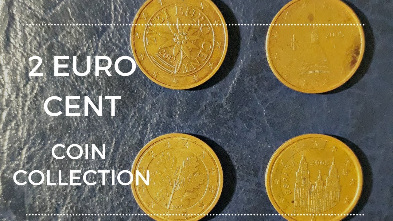 2 EURO CENT Germany Italia Espana Austria  coin collection/ Монеты 2 Евро Цента
