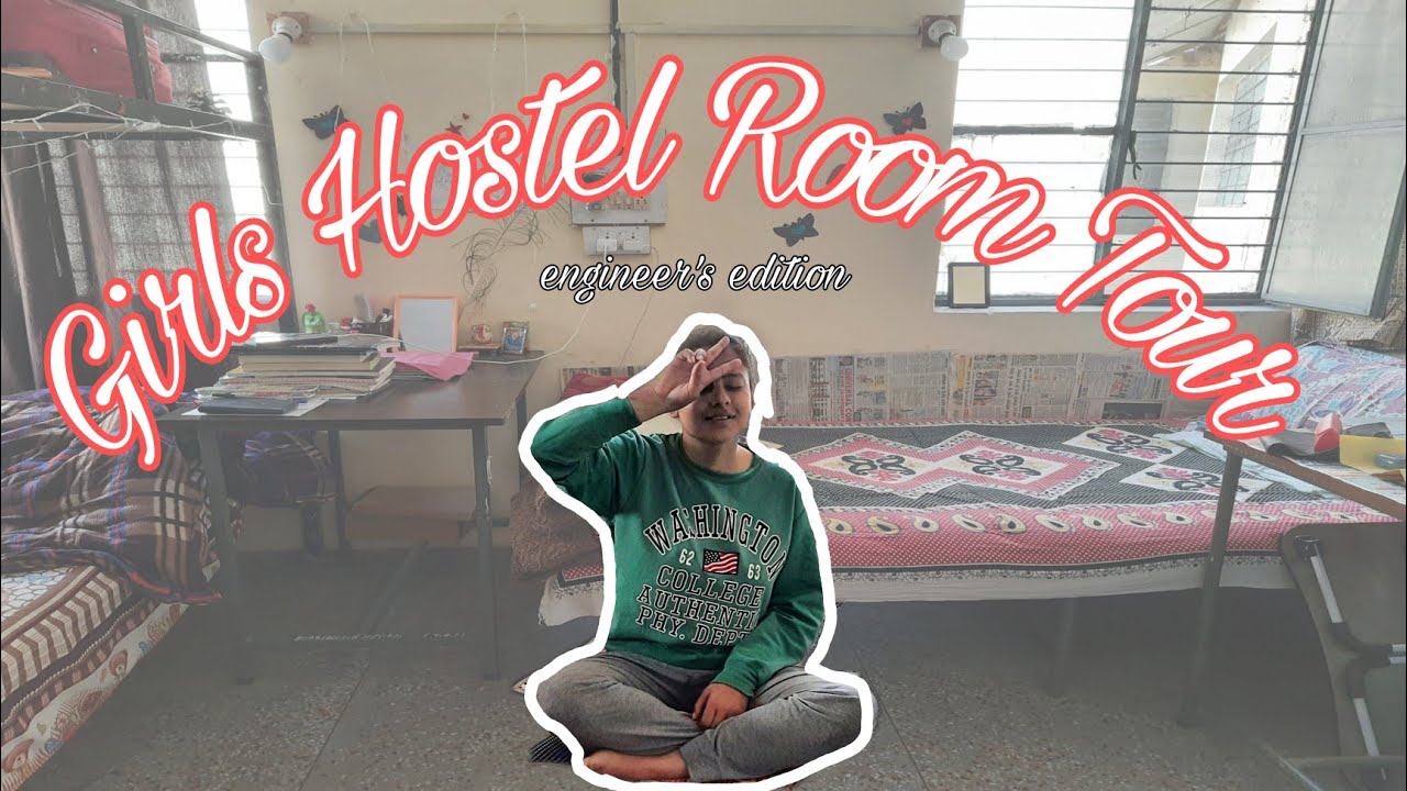 girls hostel room tour vlog || engineer's edition || hostel life engineering student....