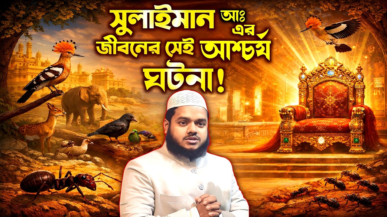 সুলাইমান (আঃ) ও রানী বিলকিসের সিংহাসনের আশ্চর্য ঘটনা Abdullah bin Abdur Razzak New Waz