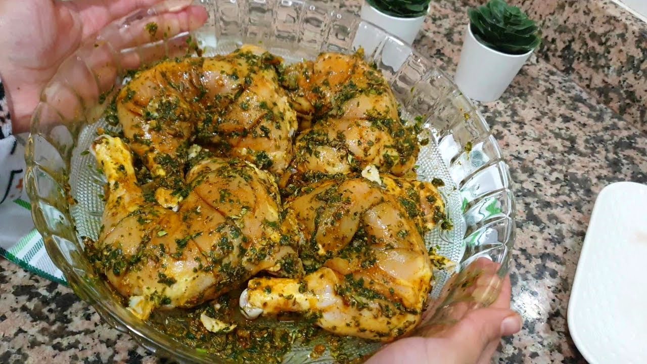 اقتراح للعشاء أو السحور صينية الدجاج في الفرن مذاق لا يقاوم متفلتوهاش هاد رمضان🌙رايب ناجح عاقد وبنين