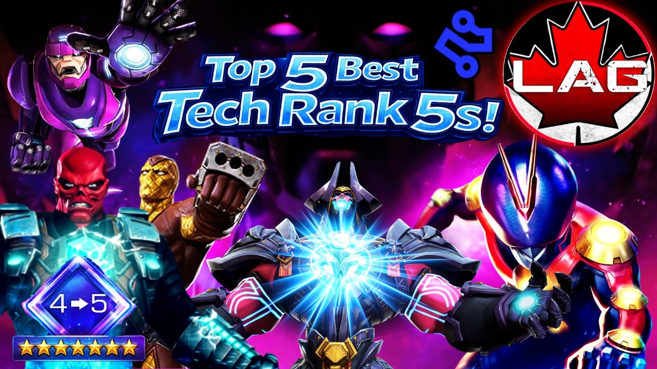 🤖 Топ-5 ЛУЧШИХ ТЕХНИЧЕСКИХ ЧЕМПИОНОВ 5-ГО РАНГА! В РЕЙТИНГЕ! Максимальная отдача от ваших ресурсо...