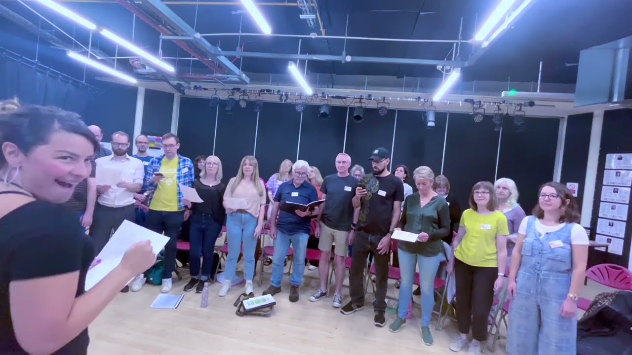 BCB singing Shine Mr Blue Sky (Take That & ELO Medley)