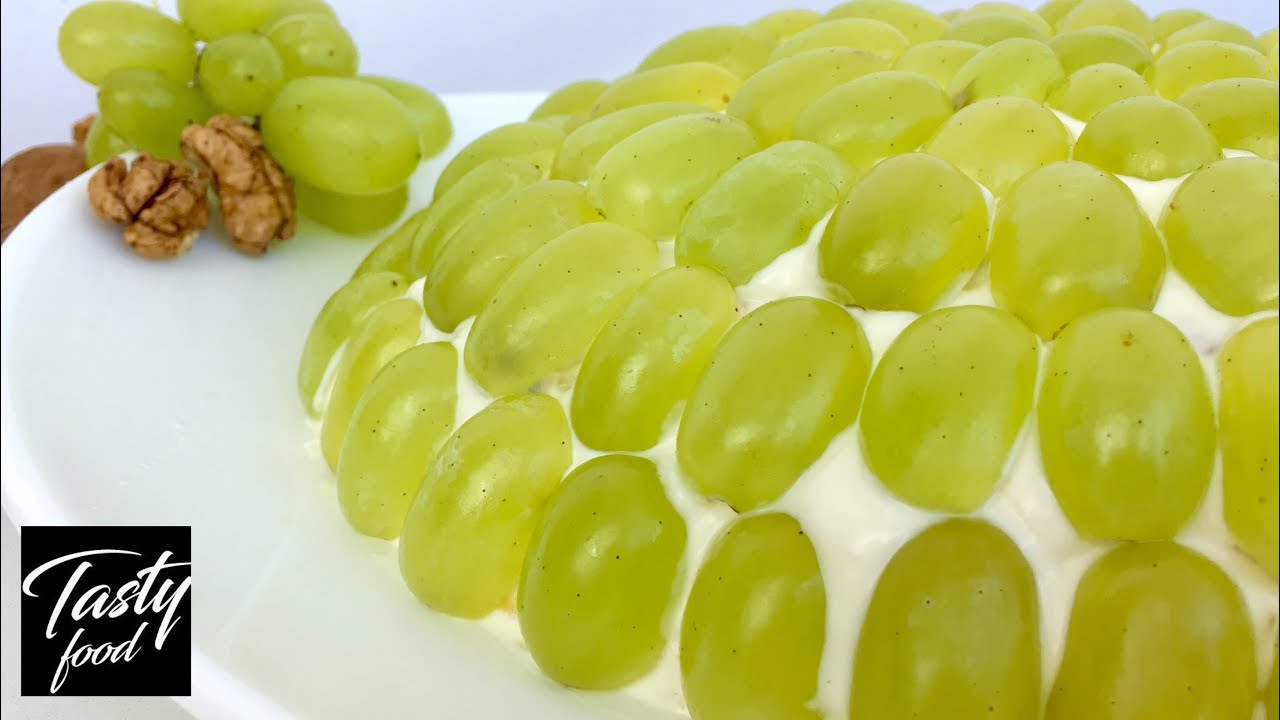 Салат Тиффани Это Безумно Вкусно и Красиво! Салат с Курицей и Виноградом!