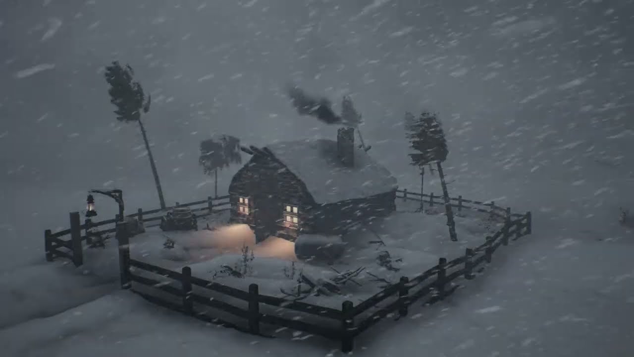 -40 at the ARCTIC STATION and Sounds of BRUTAL Icy Snow Storm for Sleep. Subzero Arctic Wind Shelter