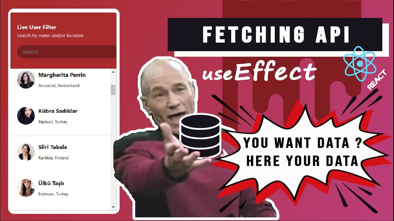 Fetching Data With useEffect in React JS- Live User Filter
