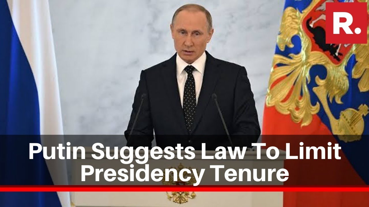 Russian President Vladimir Putin Suggests Law To Limit Presidency Tenure