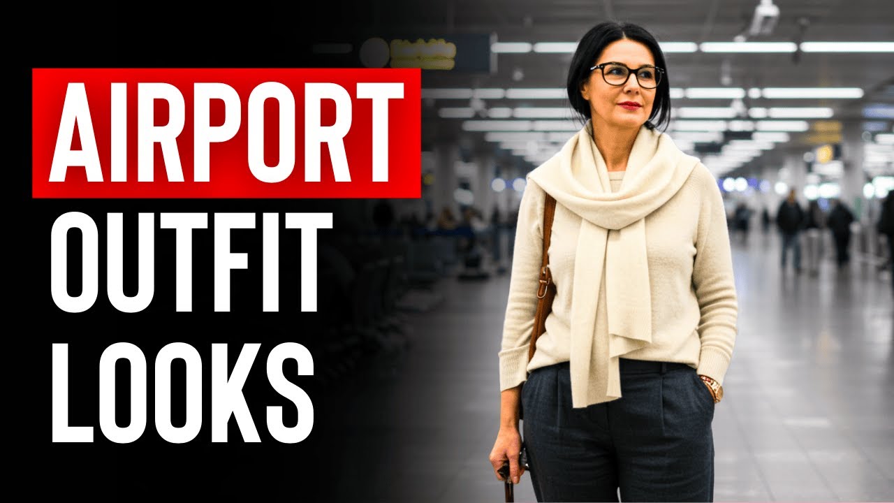 5 Airport Travel Outfits for MATURE Women