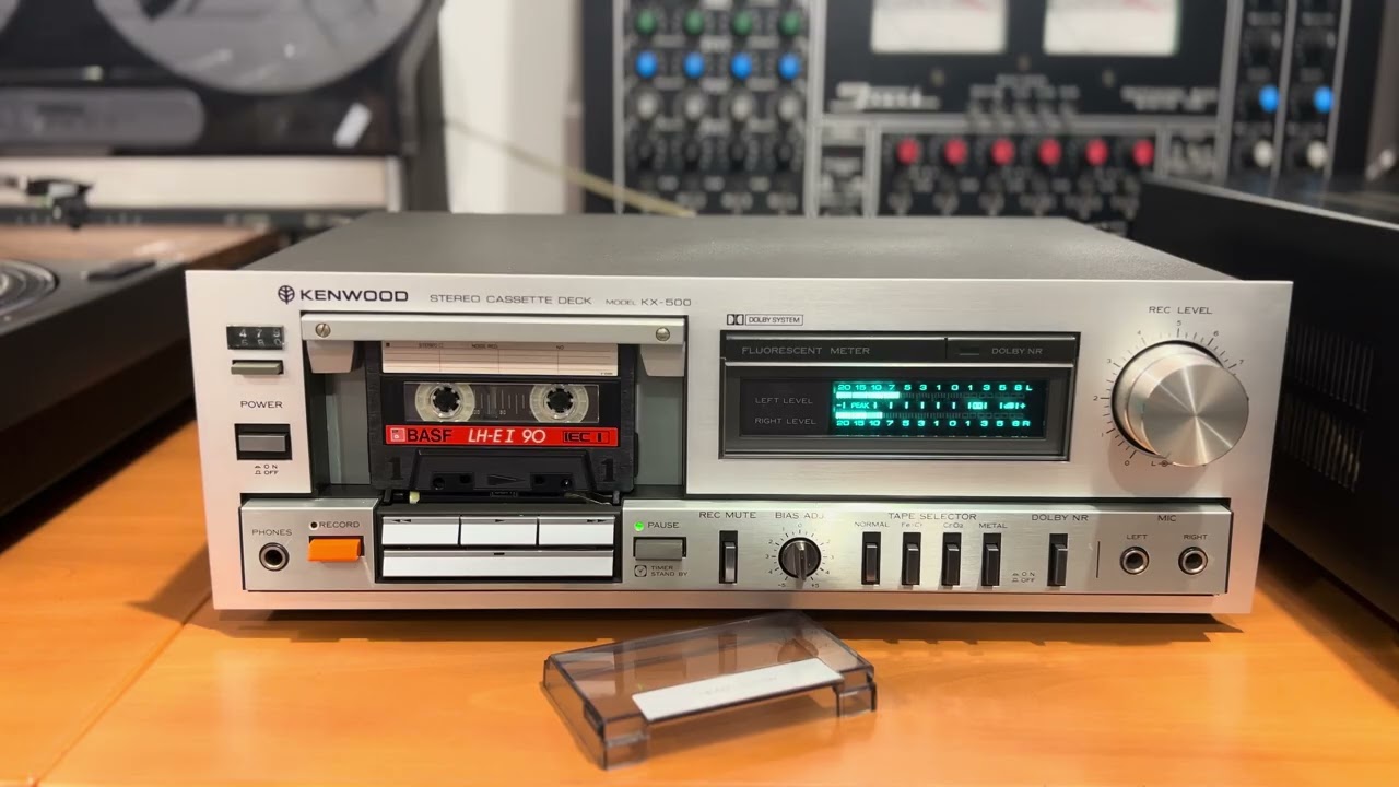 Kenwood, stéréo, cassette, modèle KX-500 , And I Love Her - The Beatles