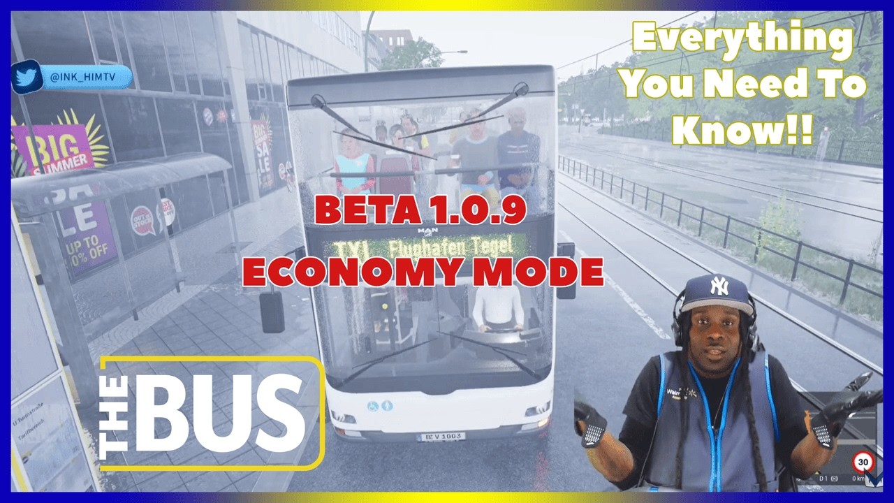 Обзор обновления 1.0.9 для бета-версии автобуса. Игровой процесс в режиме &laquo;Экономика&raquo;.