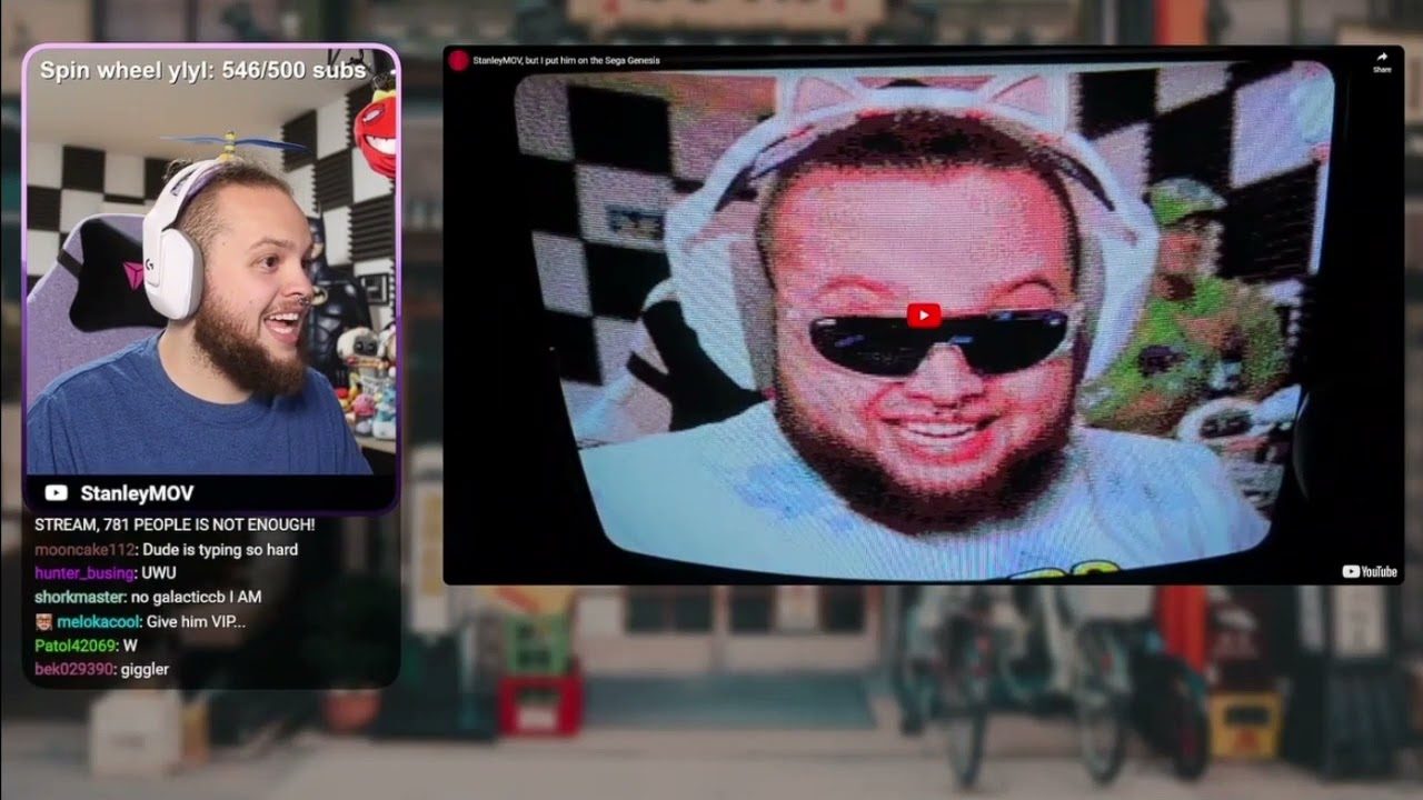 StanleyMOV's live reaction to being on the Sega Genesis