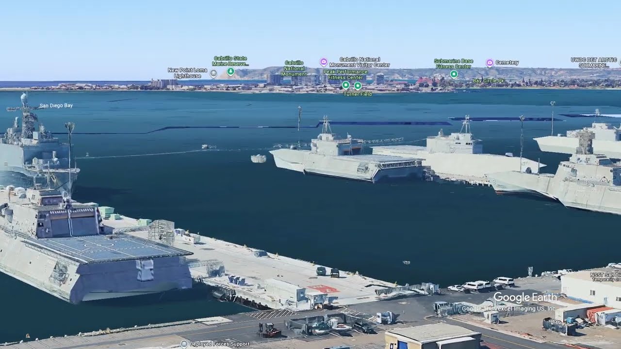 Naval Base San Diego - Searching for the Littoral Combat Ships Amongst the Pacific Fleet