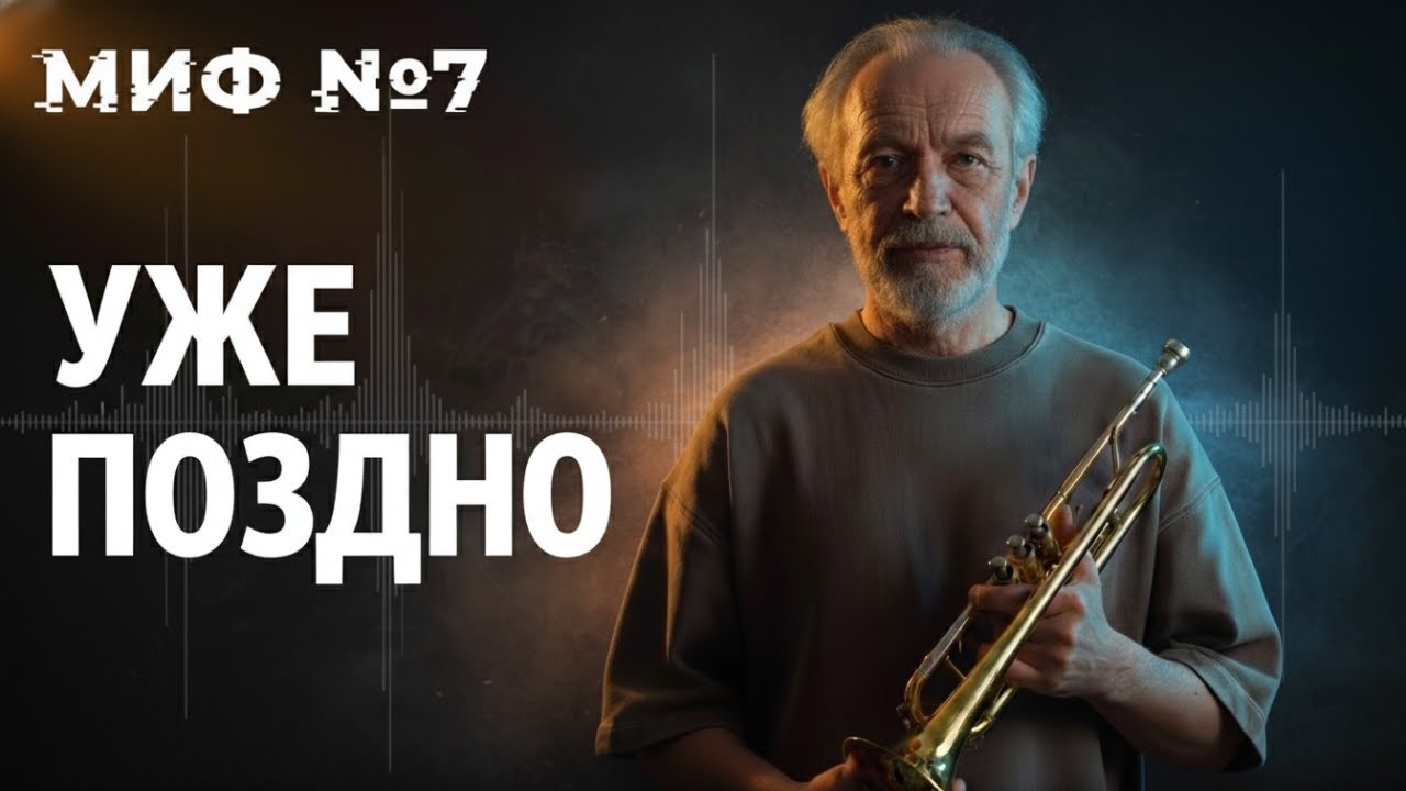 МИФ №7 После 30 учиться музыке уже поздно
