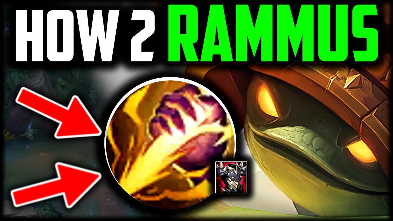 How to Rammus & CARRY for Beginners (Best Build/Runes) Rammus Jungle Guide Season 14