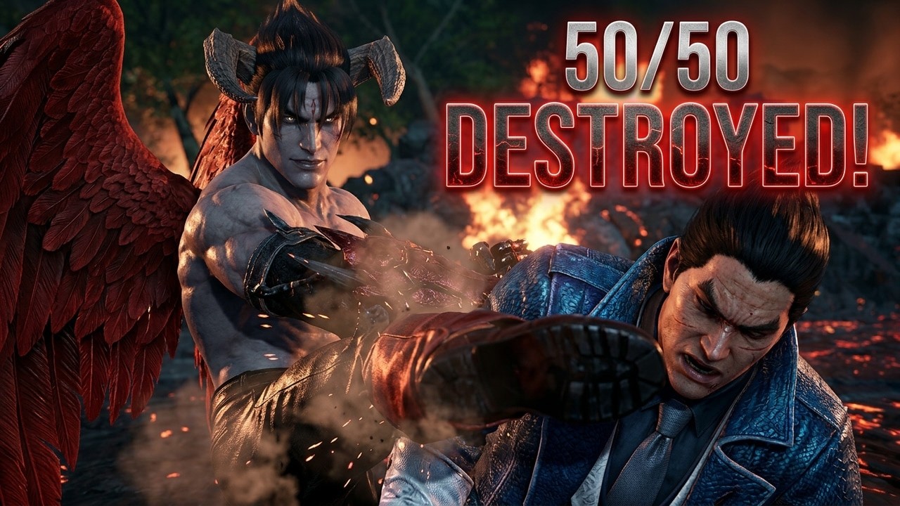 Kazuya's 50/50 Mixup Gets DESTROYED by Devil Jin