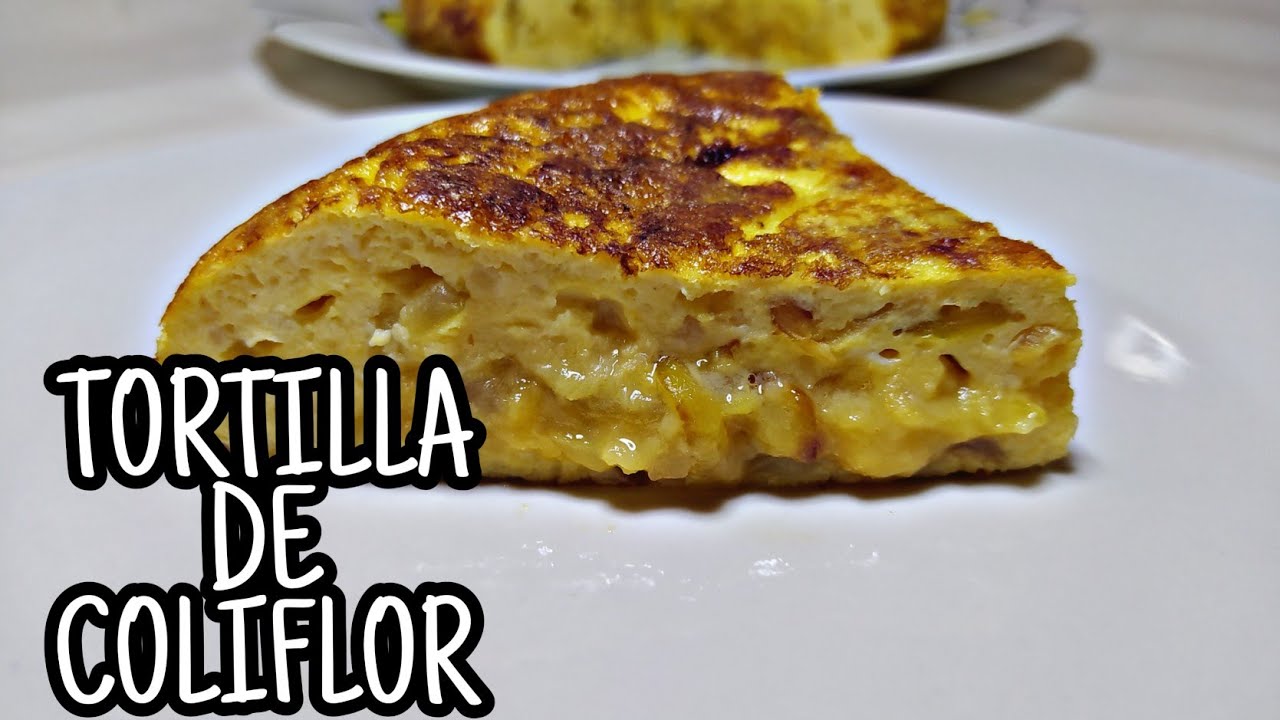 TORTILLA DE COLIFLOR, SUPER FÁCIL, DELICIOSA Y SALUDABLE!