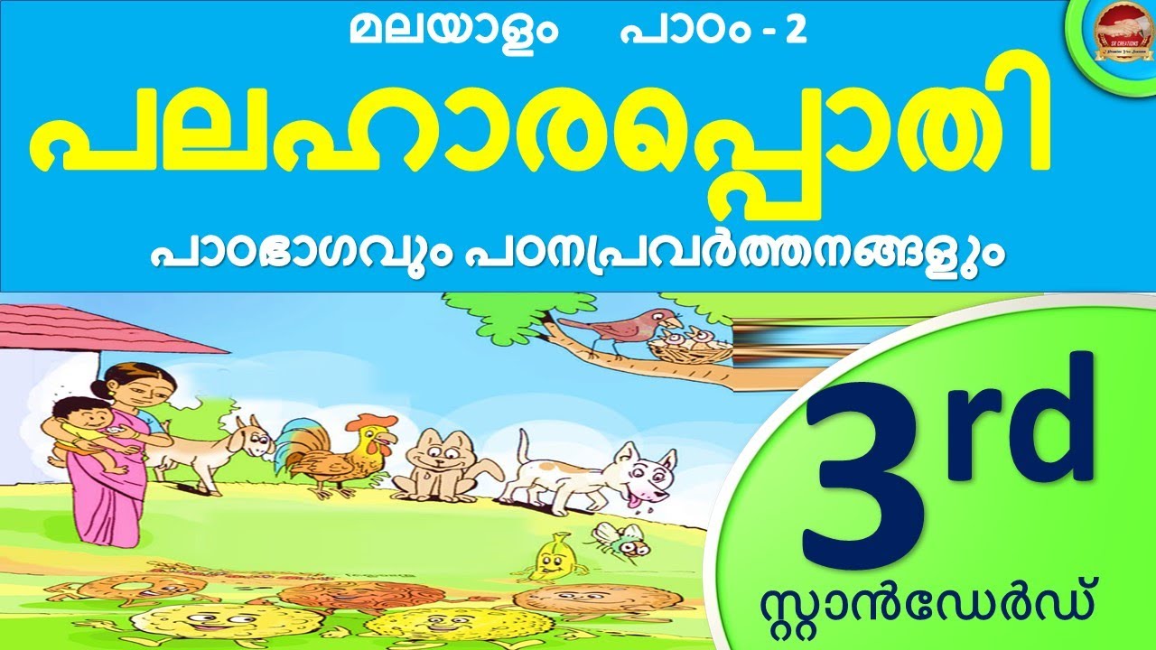 STD 3 | Malayalam Unit  2 | പലഹാരപ്പൊതി | മുന്തിരിങ്ങ | ഞാനല്ല | Question and Answers | SR Creation