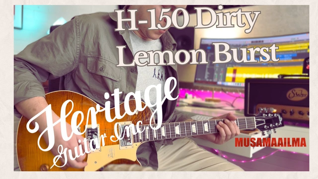Heritage Guitars - H-150 Standard Collection Dirty Lemon Burst
