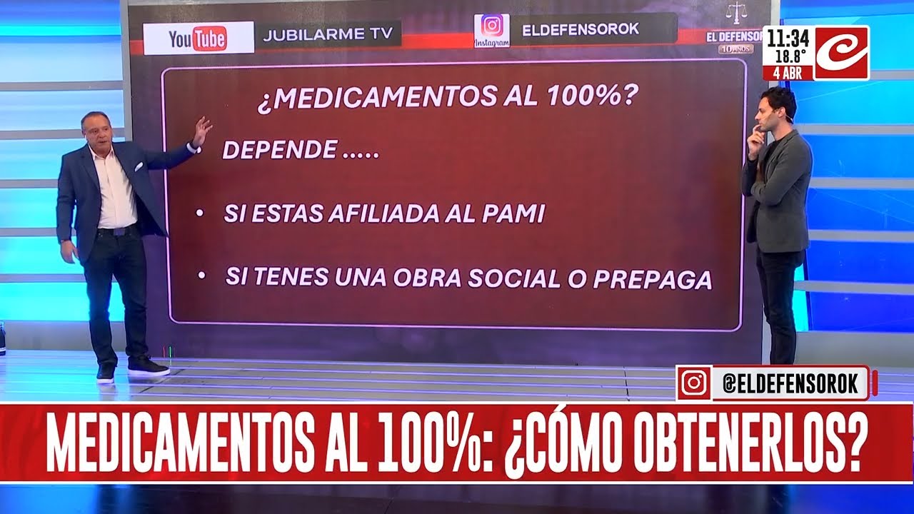 Atenci&oacute;n jubilados: el paso a paso para obtener los medicamentos gratis