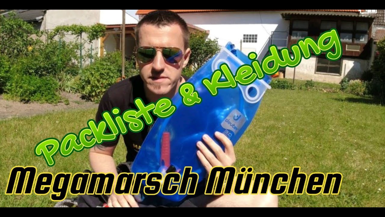 Packliste & Kleidung Megamarsch M&uuml;nchen