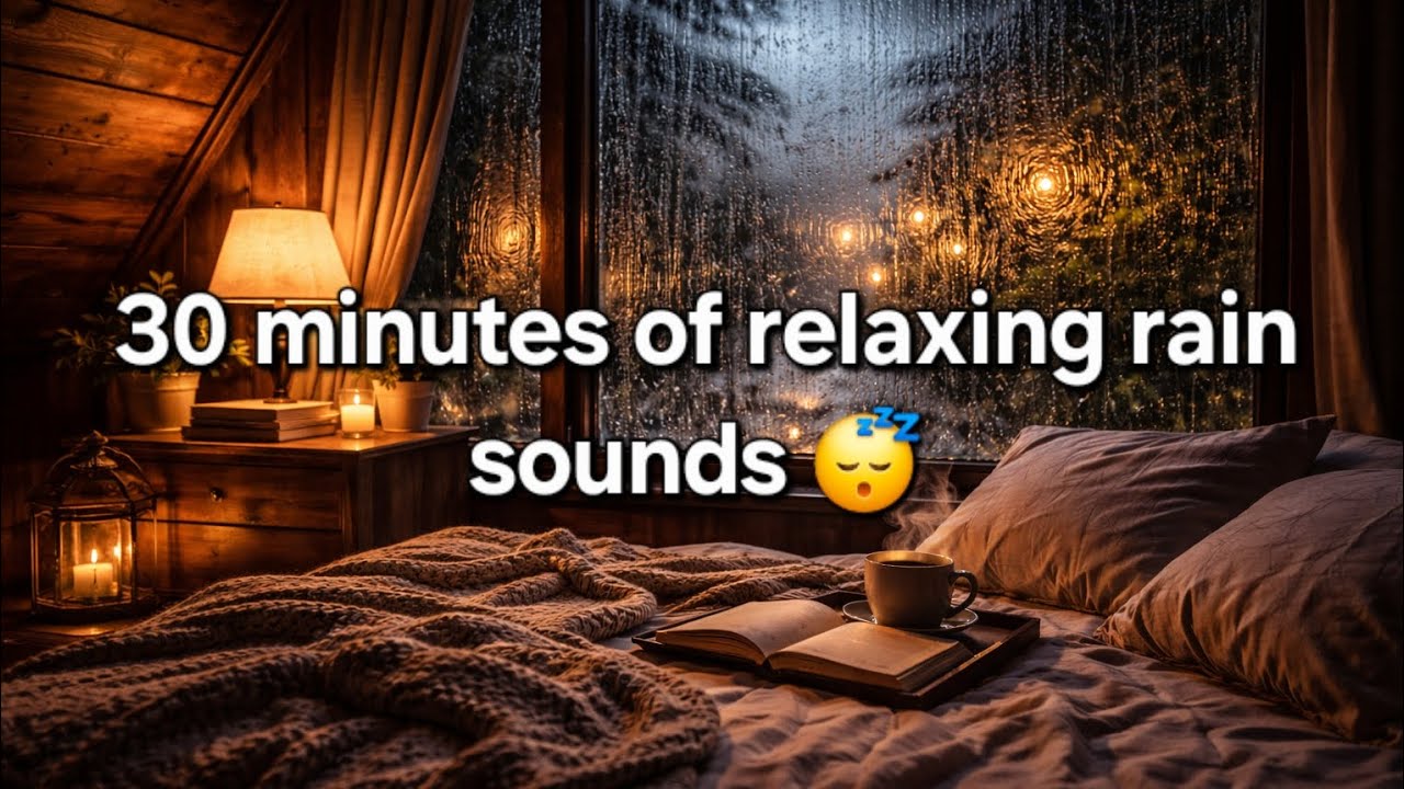 30 minutes of relaxing rain sounds (wear headphones for a better experience)