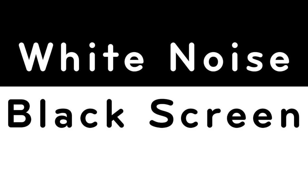 White Noise | Black screen | Sleep, Study and Relax | 10 Hours