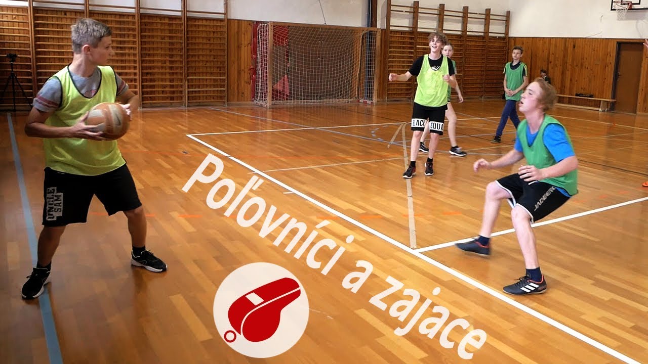 Poľovníci a zajace, kondične a takticky náročná vybíjaná