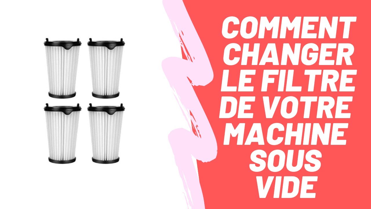 Comment changer le filtre de sa machine sous vide | Le Labo du Boucher