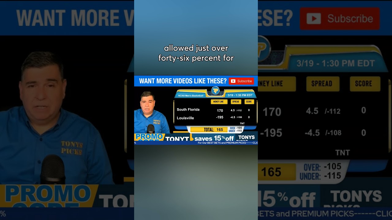 Прогноз на матч USF против Луисвилла 19 марта 2026 года (NCAAB)