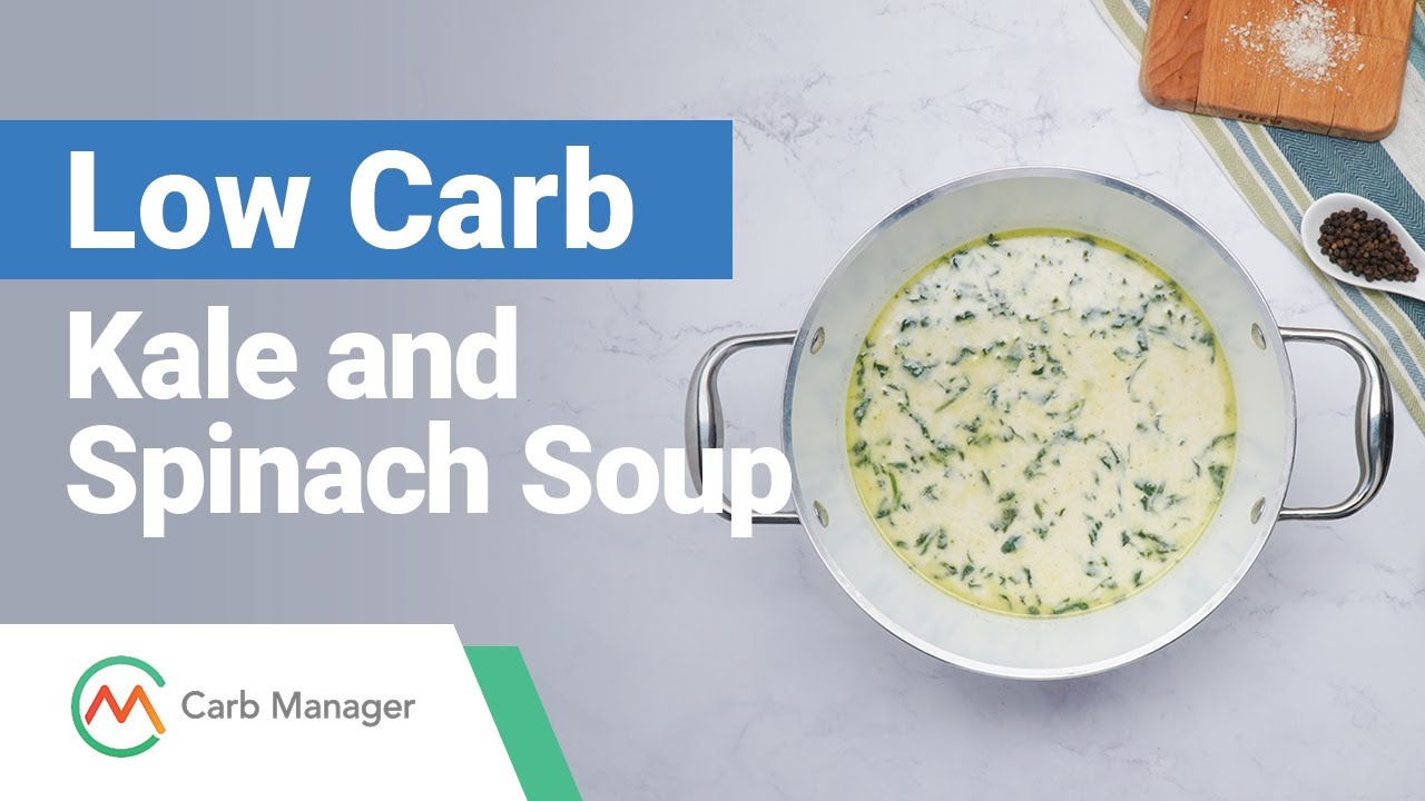 Low Carb Kale and Spinach Soup