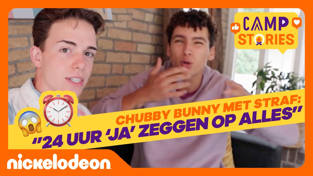 24 UUR LANG ALLEEN MAAR 'JA' ZEGGEN OP ALLES! | 🔥 CAMP STORIES #7 | Nickelodeon Nederlands