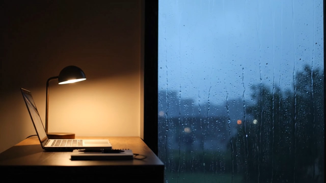 Soft Rain for Focus 🌧️ Minimal Distractions