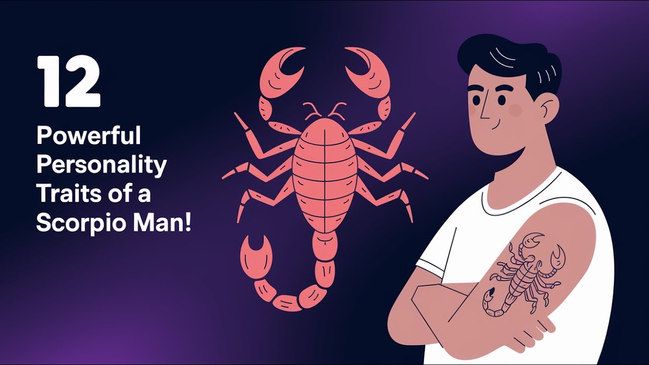 12 Powerful Personality Traits of a Scorpio Man! 🔥♏💪
