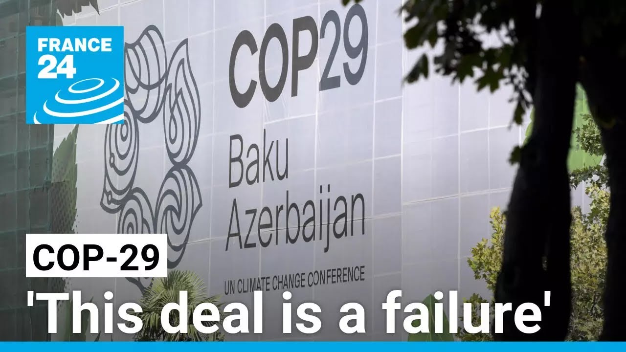 COP-29: 'this deal cannot be seen as progress, it is a failure' &bull; FRANCE 24 English