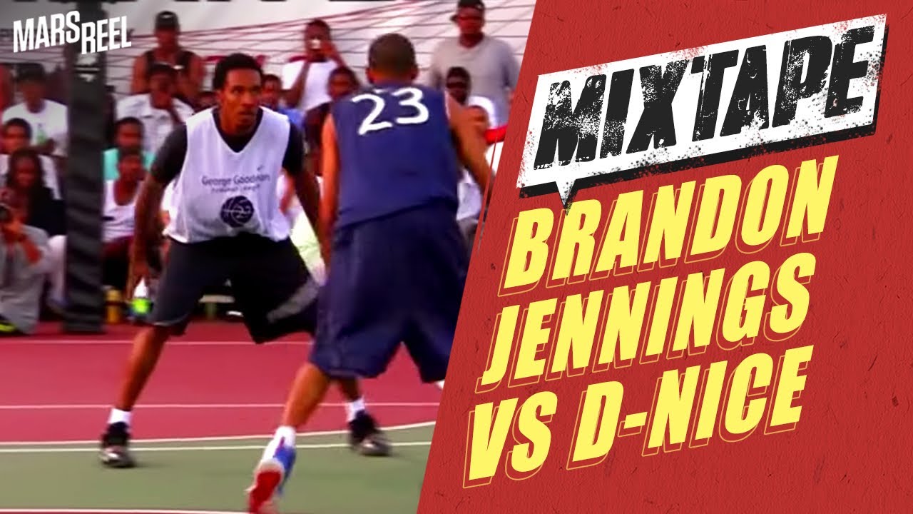 Brandon Jennings Vs. Goodman League Legend D-Nice; Classic Battle Inside The Gates! | Mars Reel