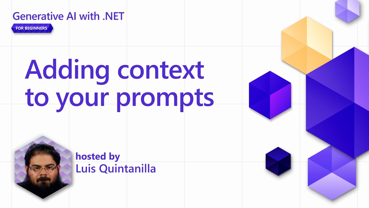 Добавление контекста к вашим подсказкам [Часть 5] | Генеративный ИИ с .NET для начинающих