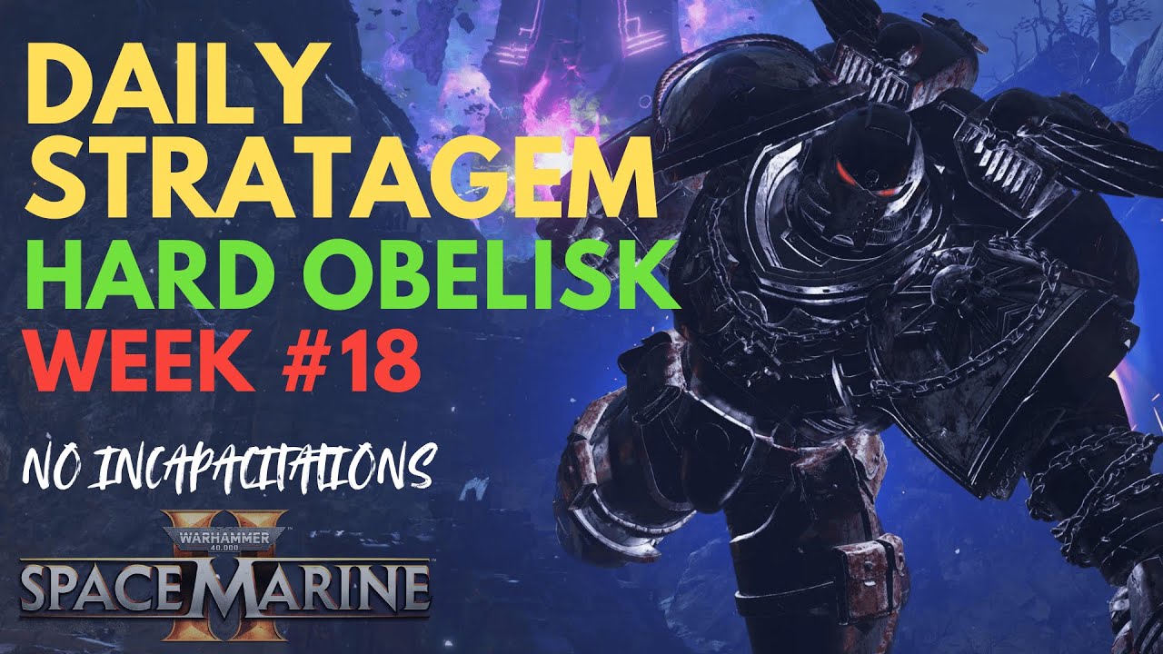 DUO SPEEDRUN / DAILY STRATAGEM / HARD OBELISK #spacemarine2 #warhammer40k #astartes #gaming #aura 