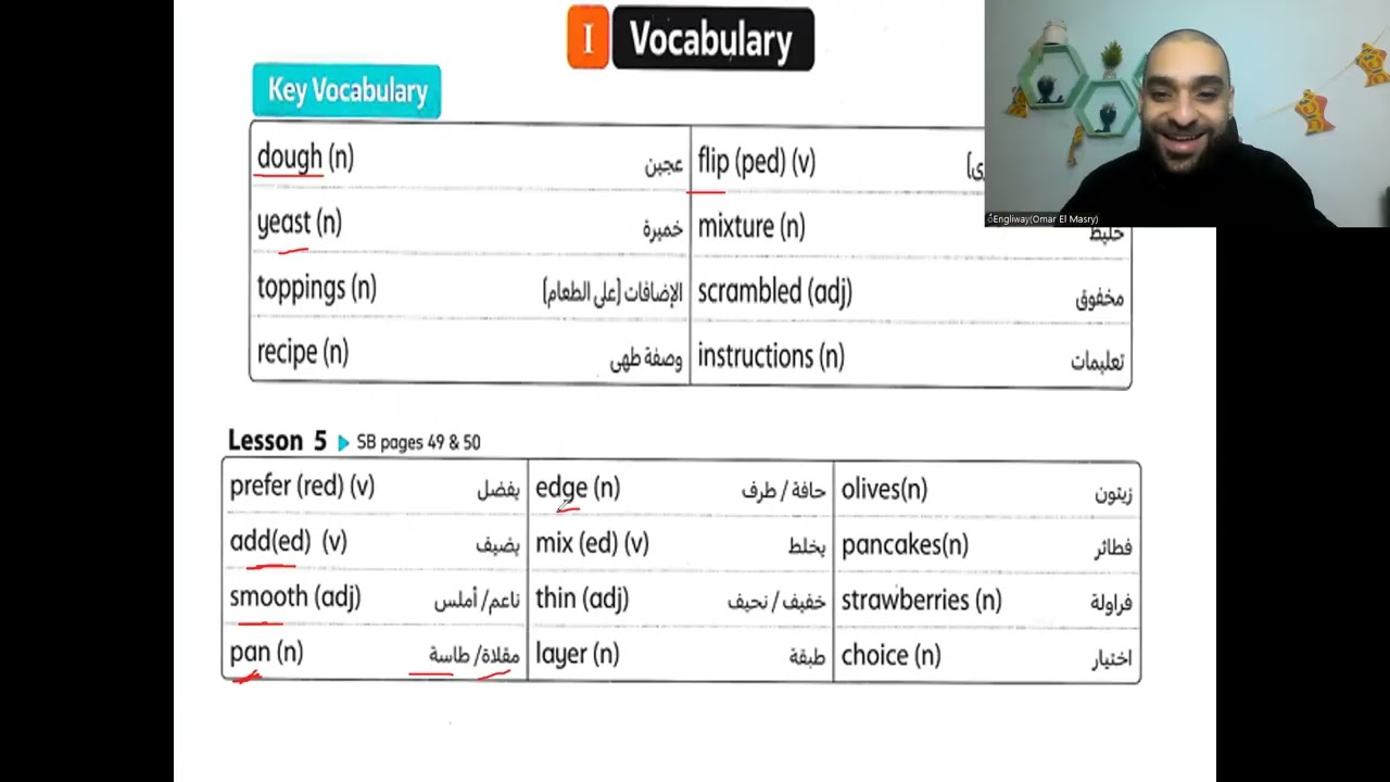 الصف الاول الاعدادي | انجليزي الترم الثاني | الوحدة التاسعة الدرس 3&5&6| أسهل شرح كلمات
