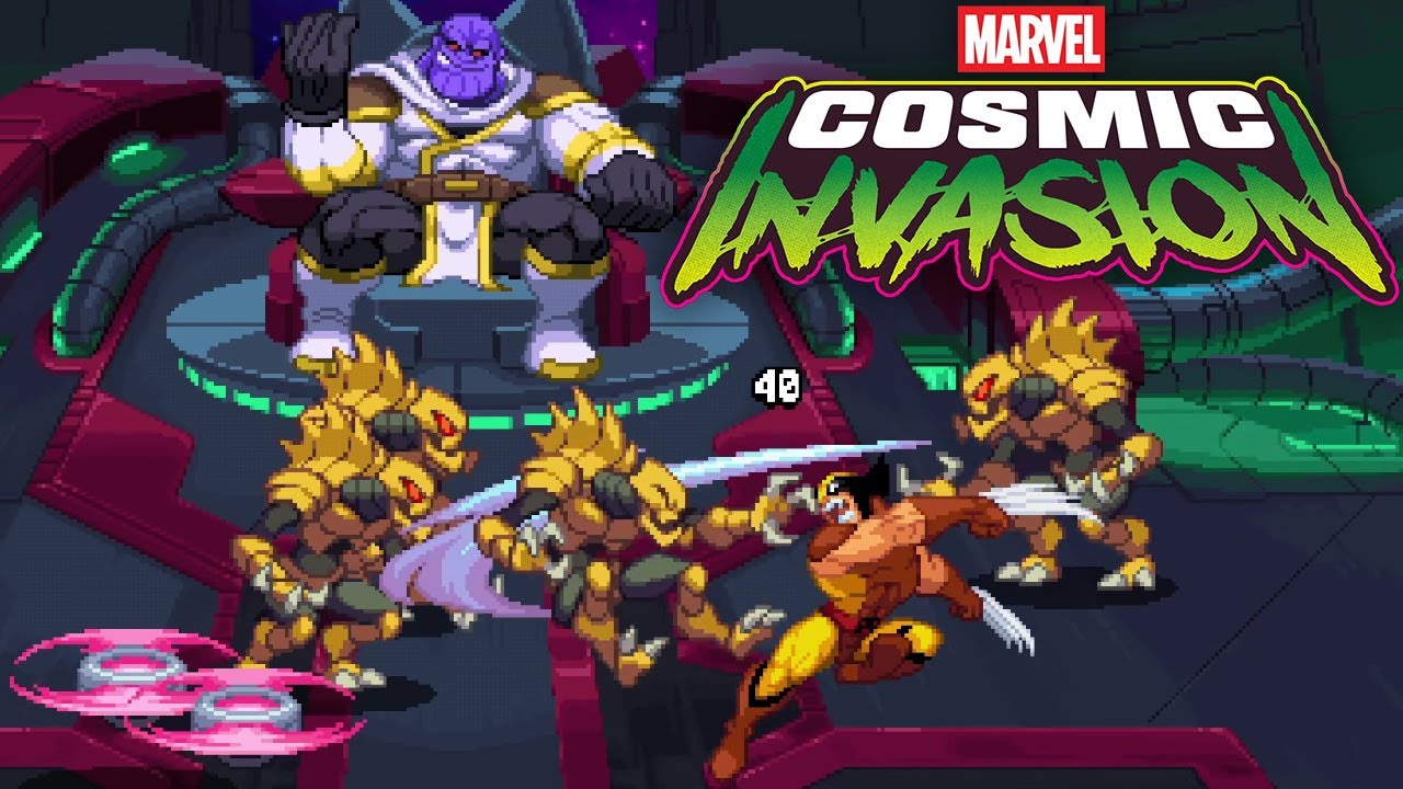 MARVEL Cosmic Invasion - Arcade (Hard) 1CC - Wolverine/Ghost Rider