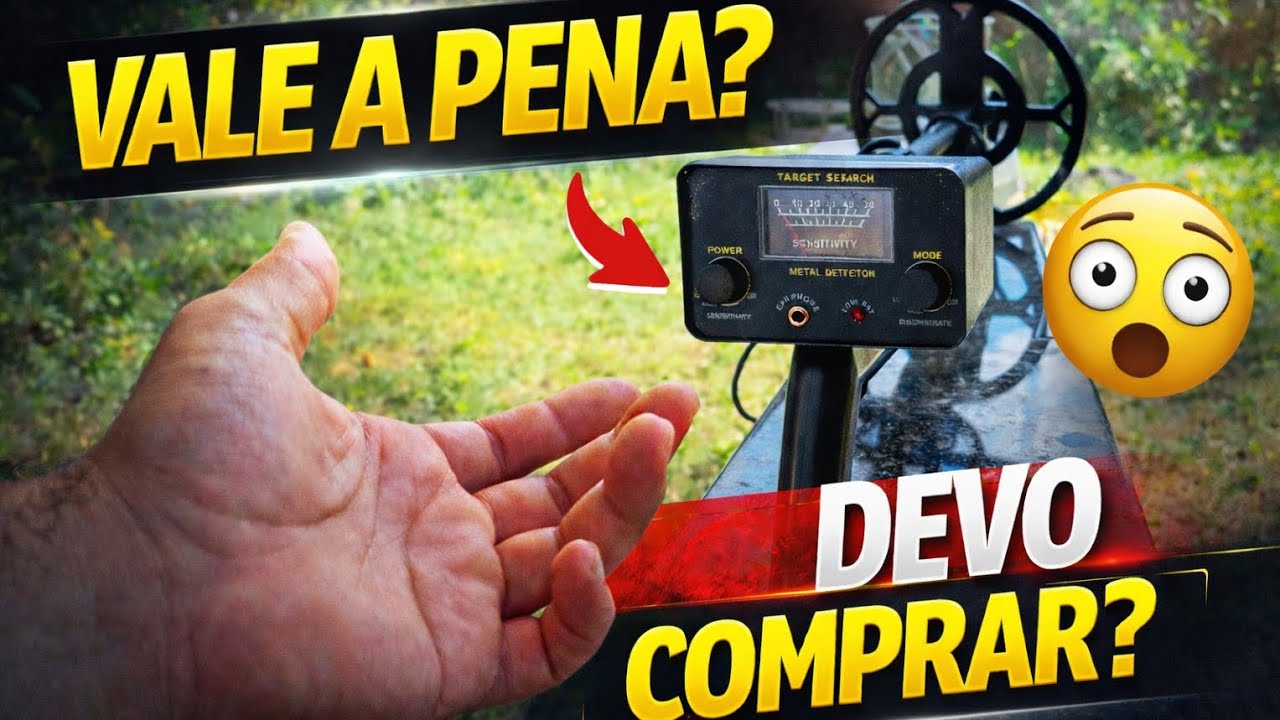 🔥 Testei Detector de Metal Barato! Vale a Pena?