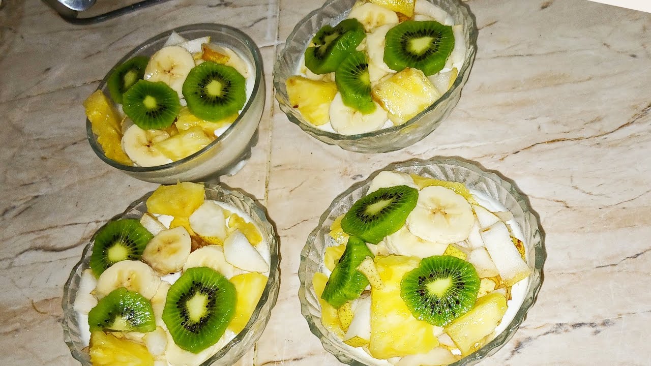 الرايب بمذاق الموز والفواكه ناجح 100%من اول تجربة وبطريقة ساهلة👌😋
