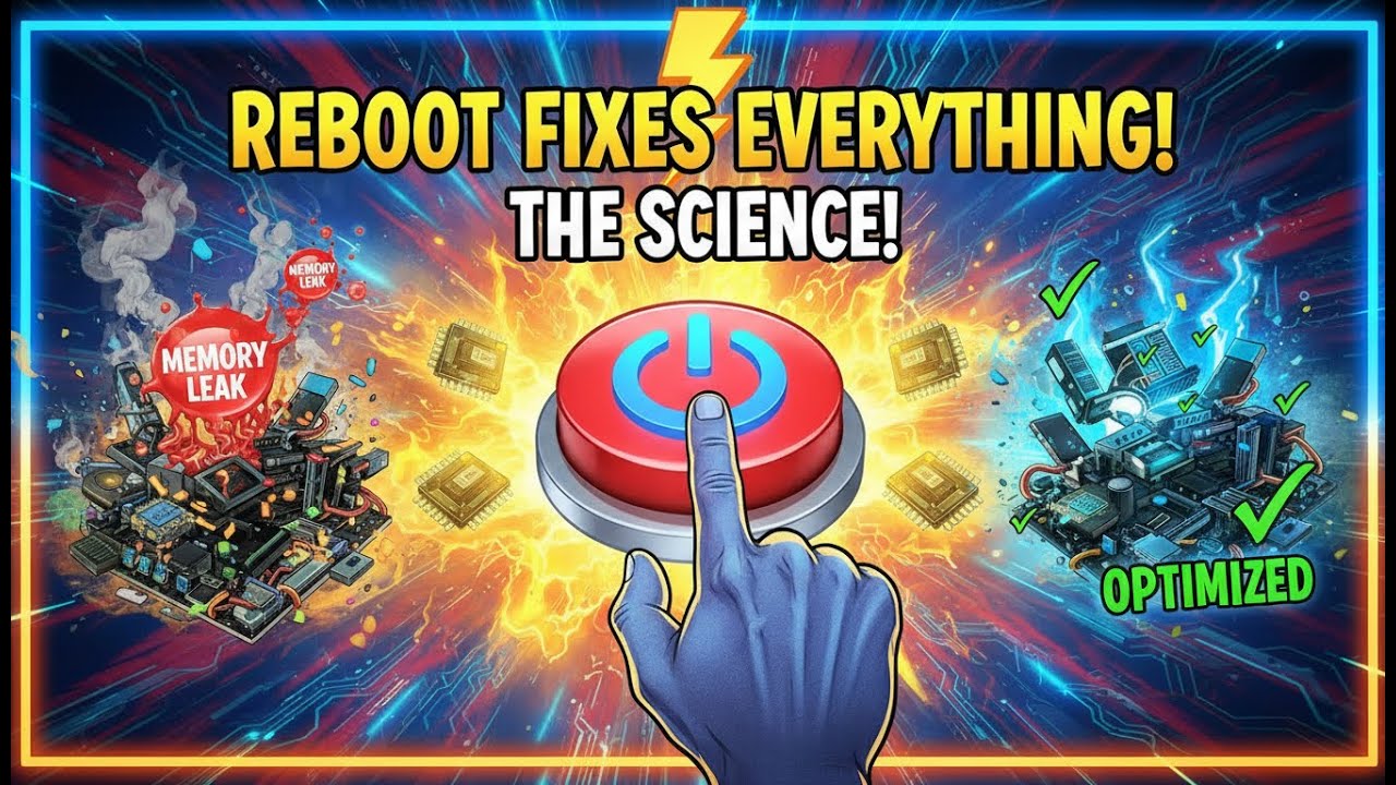 Why Reboots Fix Everything: The Science Explained #techtips #reboot