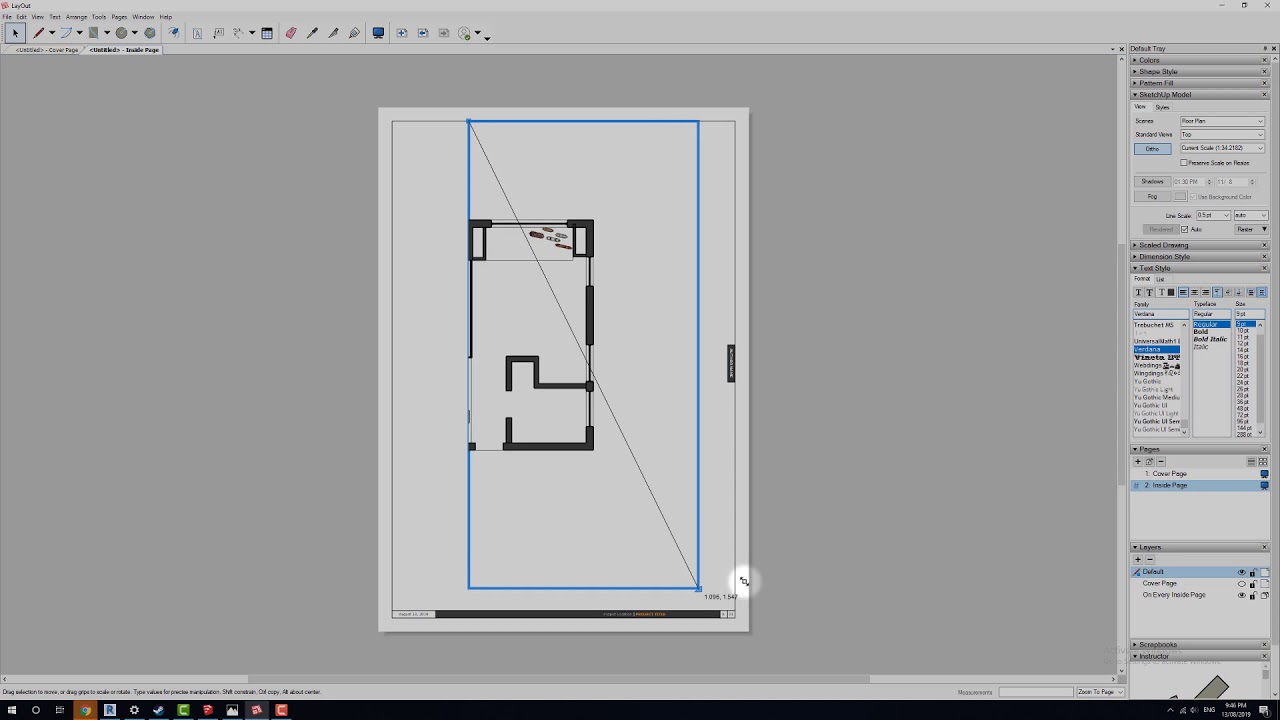 7. Custom Layouts & Importing in Sketchup Scenes - Sketchup Layout 2019 || Beginner's Tutorial