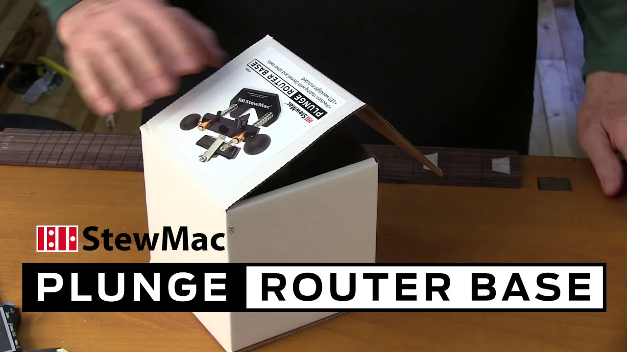 StewMac Plunge Router Base for Dremel