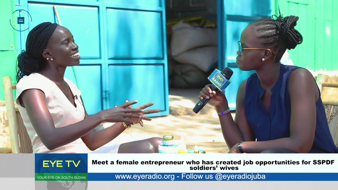 Meet a female entrepreneur who has created job opportunities for SSPDF soldiers’ wives