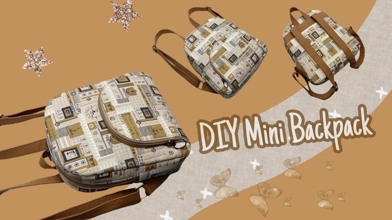 Cara Membuat Tas/Mini Backpack Tutorial