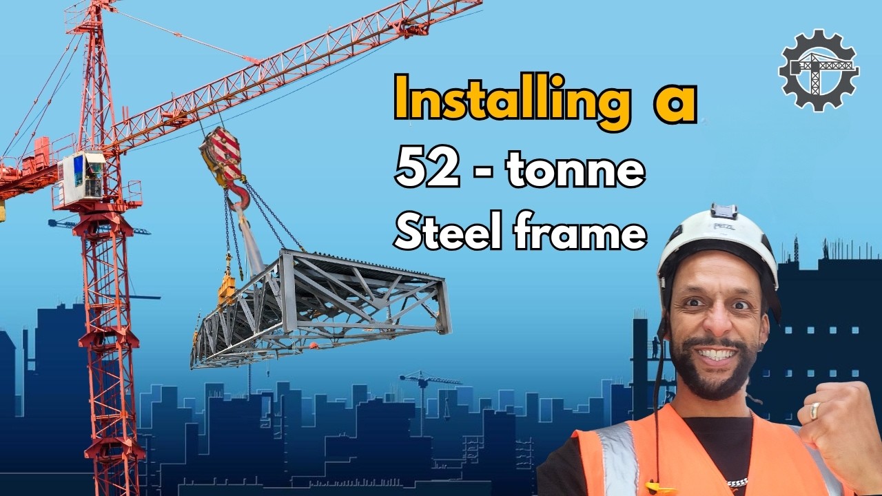 Installing a 52 tonne frame